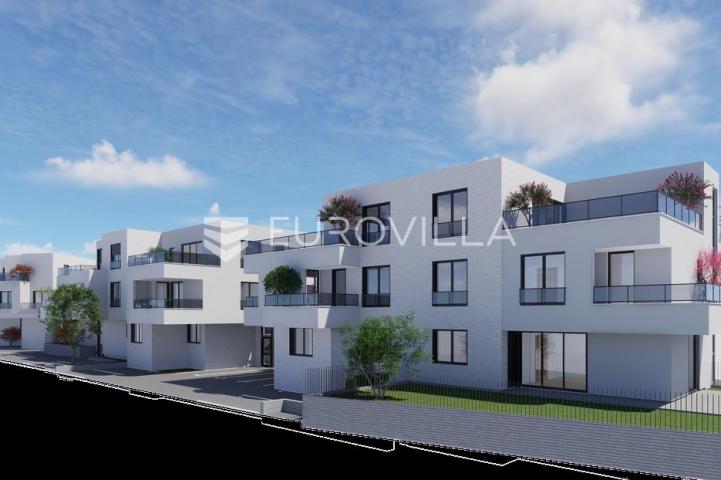 Zagreb, Jarun, NOVOGRADNJA, četverosoban stan s vrtom 136,28 m²