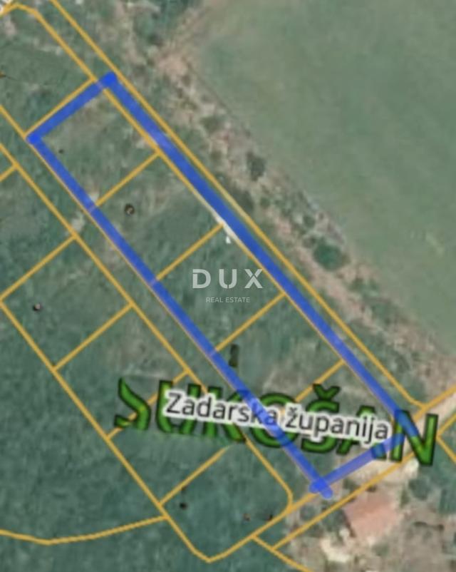 SUKOŠAN, DEBELJAK - Građevinsko zemljište sa pogledom na more 