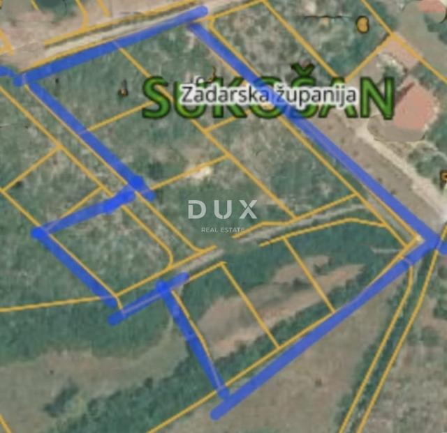 SUKOŠAN, DEBELJAK - Građevinsko zemljište sa pogledom na more 