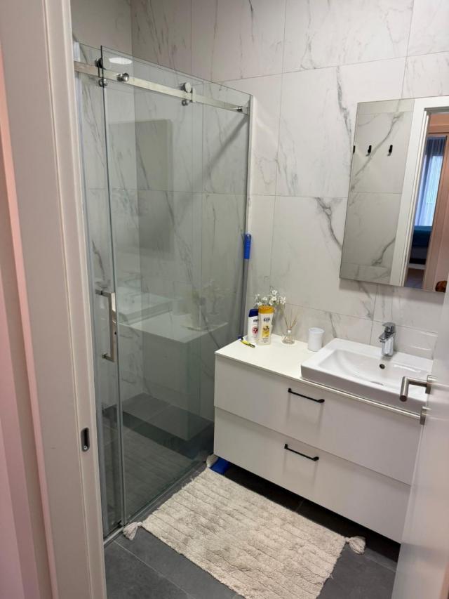 New two-bedroom apartment with sea view in a premium complex in Bar. 