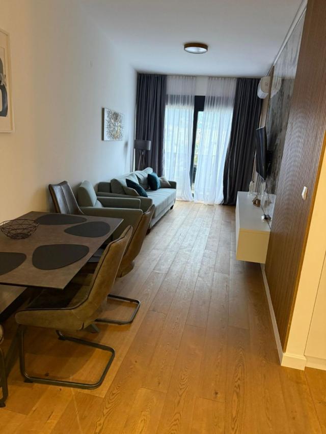 New two-bedroom apartment with sea view in a premium complex in Bar. 
