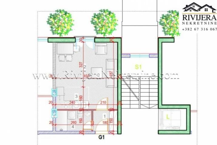 Na prodaju garsonjera u izgradnji Dobrota Kotor
