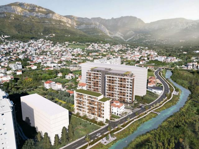 Prodaja jednosobnog stana 47m2 u novom kompleksu u izgradnji blizu mora – Ilino, Bar