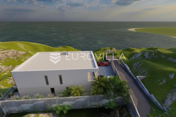 Vinišće, uvala Ljubljeva, dizajnerska vila s pogledom na more površine 266 m²