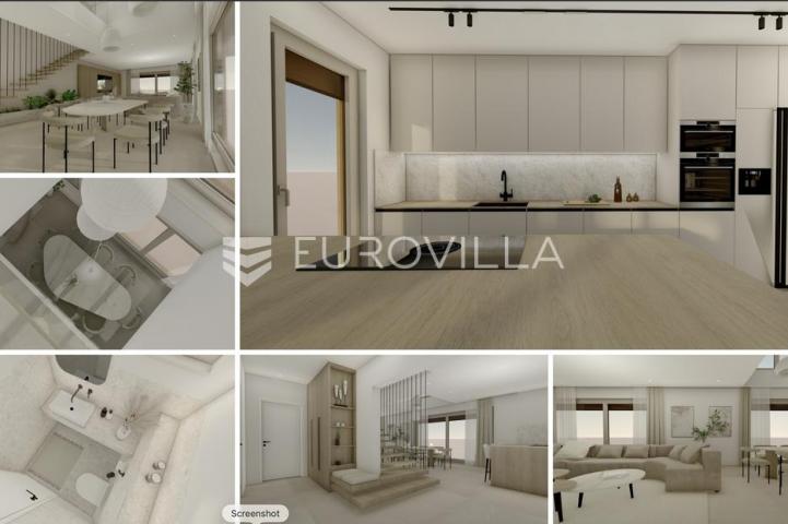 Vinišće, uvala Ljubljeva, dizajnerska vila s pogledom na more površine 266 m²