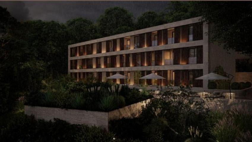 Dvosoban stan 58m2 sa pogledom na more u novom kompleksu – Đuraševići, Tivat