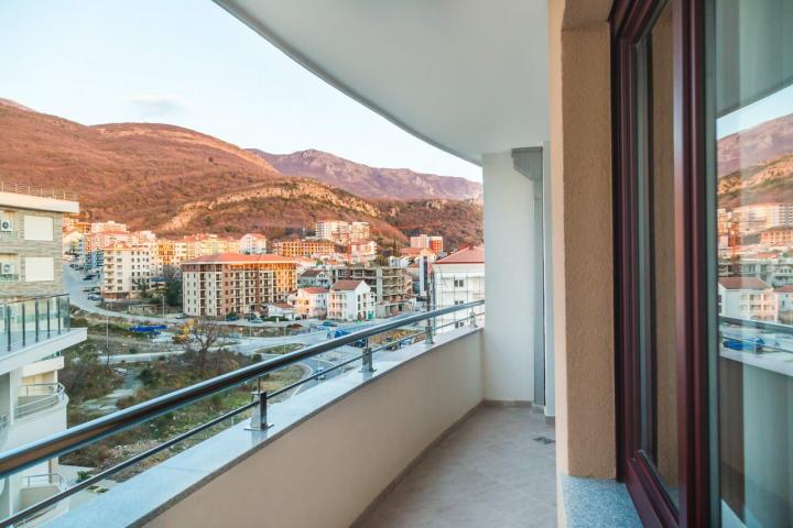 Nov dvosoban stan 90m2 na prodaju. Anatolia, Bečići