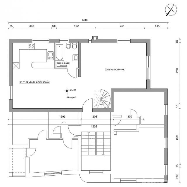 VIŠNJIK – Prostran dvoetažni stan 140 m² s pogledom na grad