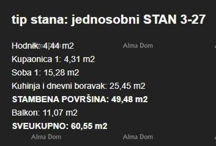 Stan UMAG – Novogradnja! Stan  u modernom stambenom kompleksu s dva parkirna mjesta, S 3-27