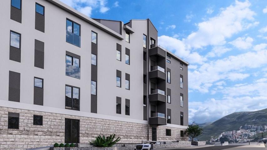 Nov jednosoban stan sa pogledom na more 43m² – Lazi, Budva