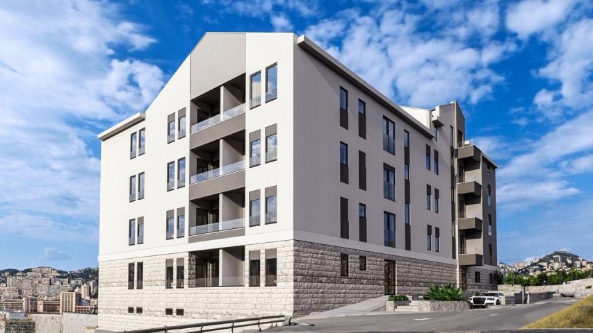Nov jednosoban stan sa pogledom na more 43m² – Lazi, Budva