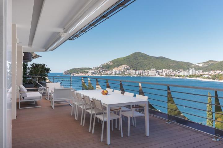BUDVA, DUKLEY GARDENS-Trosoban penthouse od 282m² sa terasom od 235m² i direktnim pogledom na more (