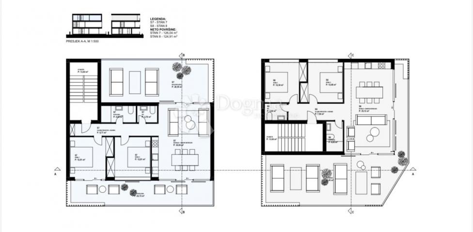 PRVI RED DO MORA – VIR + IDEJNO ZA 8 APARTMANA