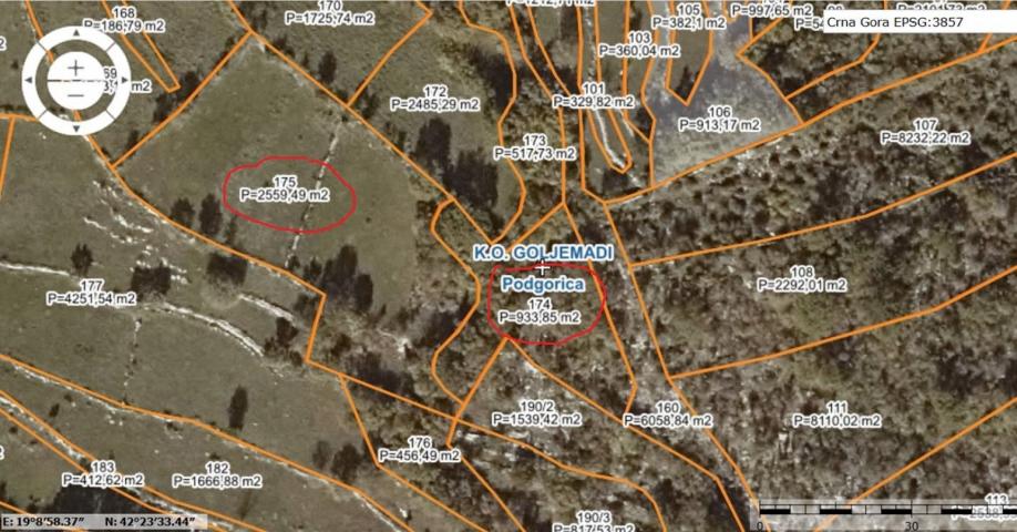 TERRAIN AGRICOLE À VENDRE – BARUTANA, MONTÉNÉGRO   