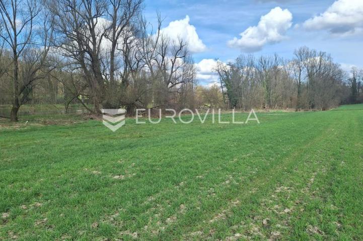 Bosiljevo, poljoprivredno zemljište 1400 m² uz rijeku Kupu