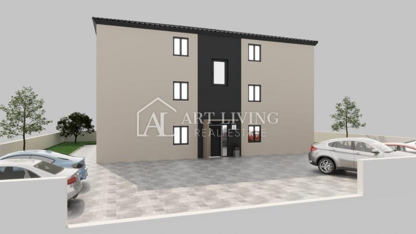Umag, okolica - NOVOGRADNJA! Dvosobni stan 64 m2, 2 km od mora i centra grada