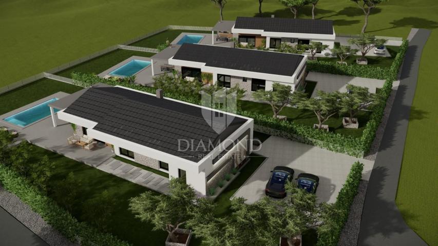 Barban, zemljište sa projektom i dozvolom