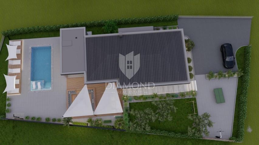 Barban, zemljište sa projektom i dozvolom