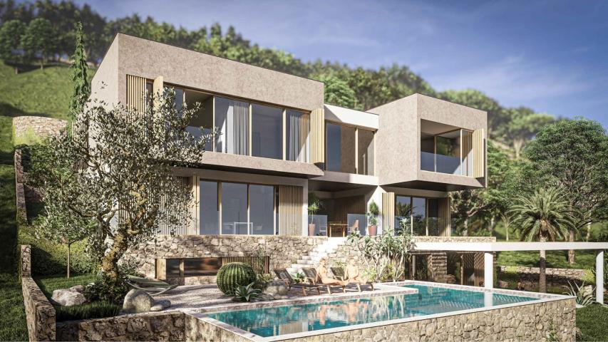 Urbanized land for building a villa, close to the sea,
