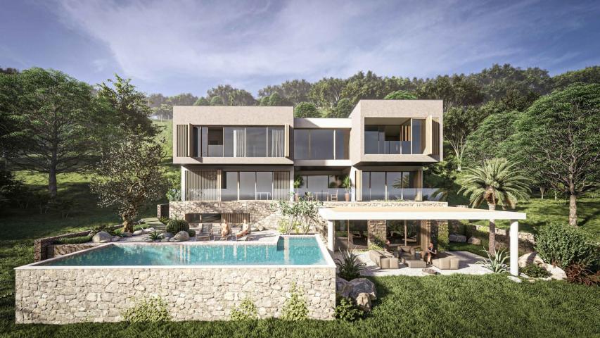 Urbanized land for building a villa, close to the sea,