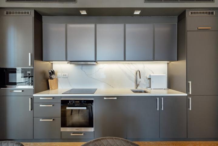 Modern two-bedroom apartment, Ksenija building, Porto Montenegro