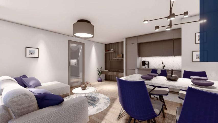 Apartments in a new residential and business complex in the center, 