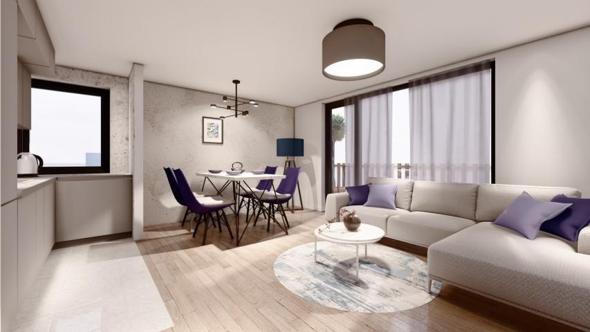 Apartments in a new residential and business complex in the center, 