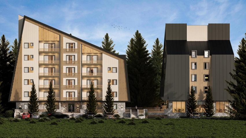 Apartments in a new residential and business complex in the center, 