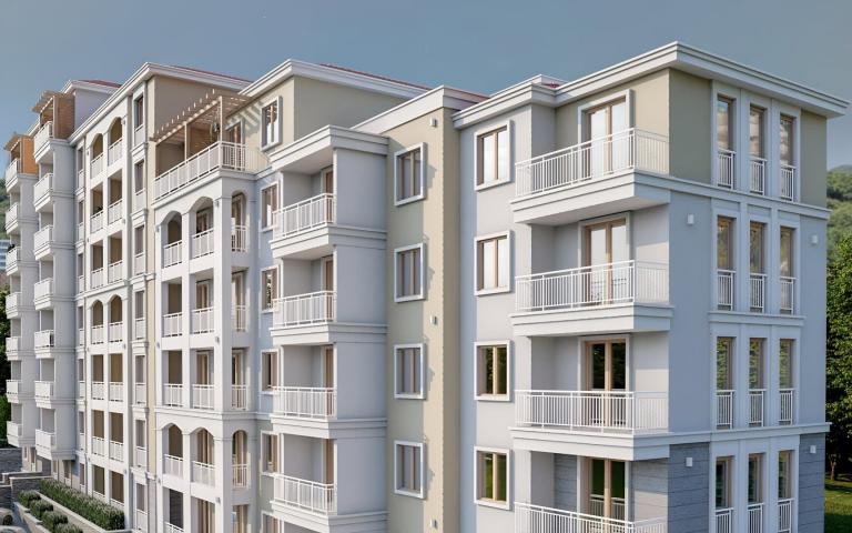 Apartments in an exclusive residential complex near the sea, 