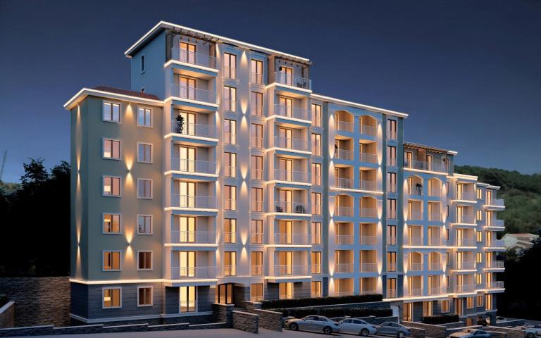 Apartments in an exclusive residential complex near the sea, 