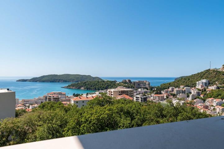 One-bedroom apartment with sea and mountain views, Becici, 