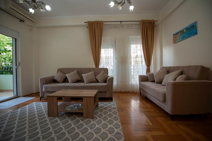 Two-bedroom apartment in a pleasant complex with a swimming pool and