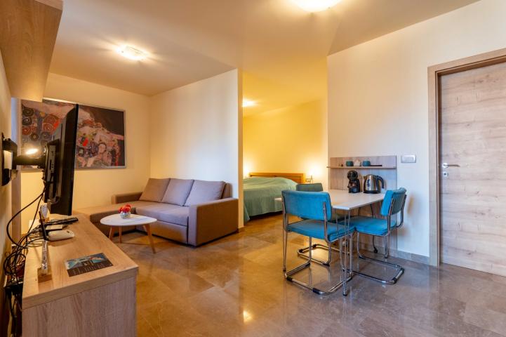 Three studio apartments for joint sale with swimming pool, 