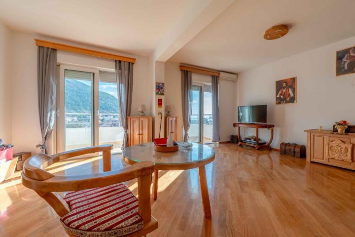 Spacious one-bedroom apartment with sea view, Budva