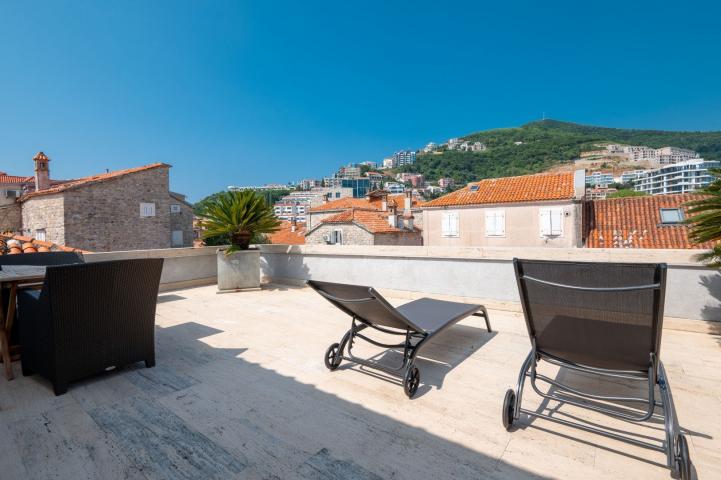 Budva Old Town Duplex Penthouse Apartment