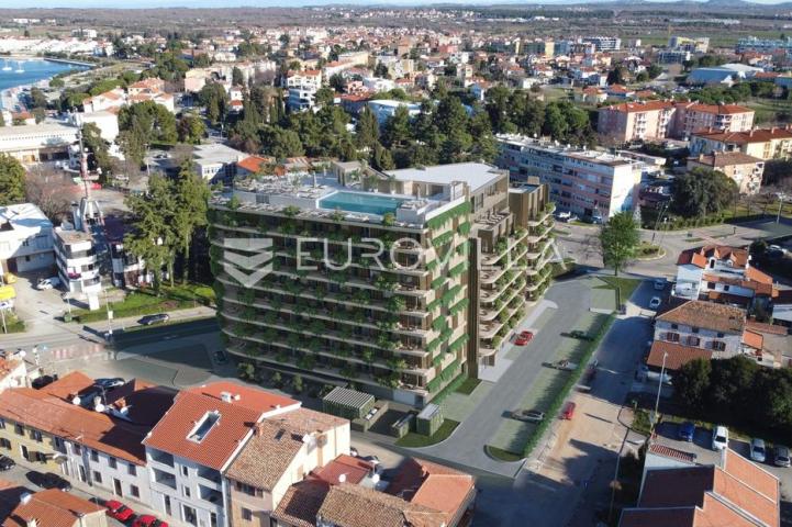 Istra, Umag, Green Tower Residence, jednosoban apartman s terasom na 1. katu