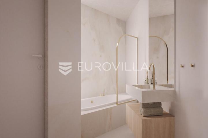 Istra, Umag — Green Tower Residence, moderan jednosoban stan s terasom na 5. katu