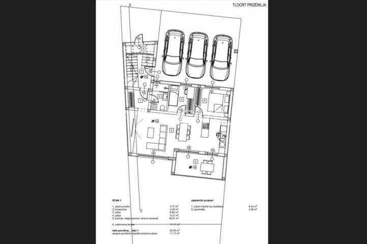 Osijek, Retfala, građevinsko zemljište s projektom za urbanu vilu, 380 m²
