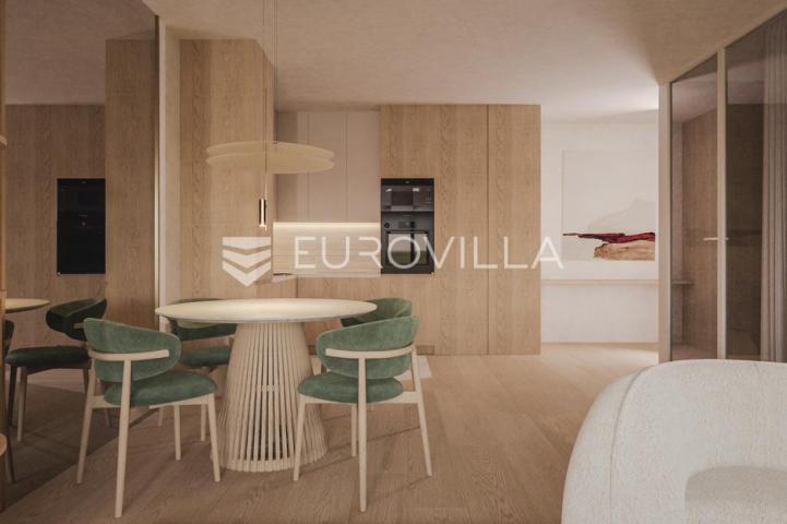 Istra, Umag, Green Tower Residence, dvosoban apartman s terasom na 6. katu