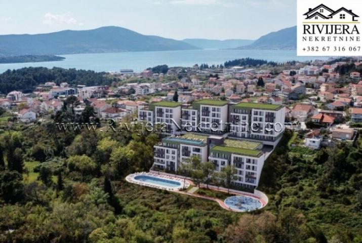 Na prodaju dvosoban stan Mrcevac Tivat