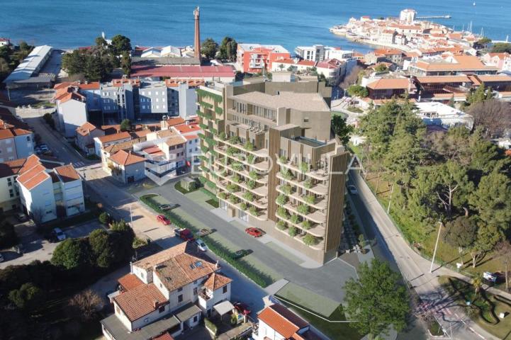 Istra, Umag — Green Tower Residence, elegantan jednosoban stan s pogledom na more