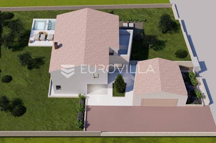 Istra, Tinjan, građevinsko zemljište s građevinskom dozvolom