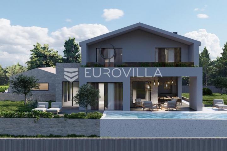 Istra, Tinjan, građevinsko zemljište s građevinskom dozvolom