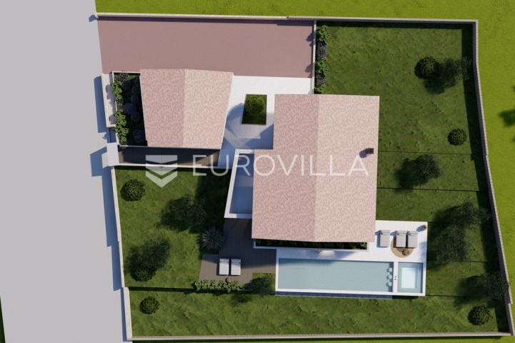 Istra, Tinjan, građevinsko zemljište s građevinskom dozvolom