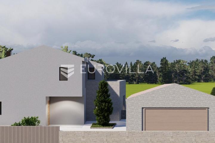 Istra, Tinjan, građevinsko zemljište s građevinskom dozvolom