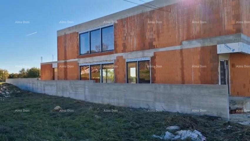 Kuća Kanfanar, moderna kuća u Roh-bau fazi