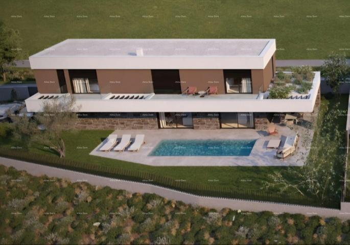 Kuća Kanfanar, moderna kuća u Roh-bau fazi