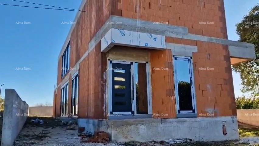 Kuća Kanfanar, moderna kuća u Roh-bau fazi