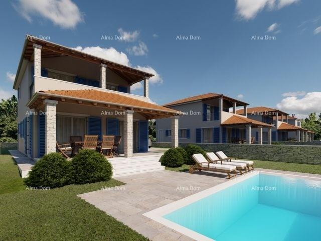 House LIŽNJAN! HOUSE FOR SALE UNDER CONSTRUCTION WITH A POOL.