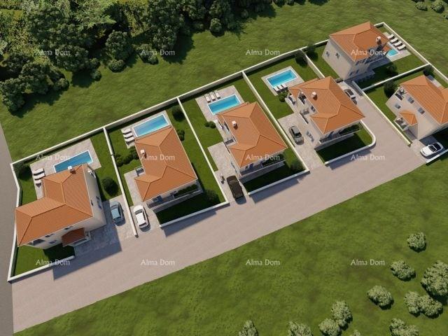 House LIŽNJAN! HOUSE FOR SALE UNDER CONSTRUCTION WITH A POOL.